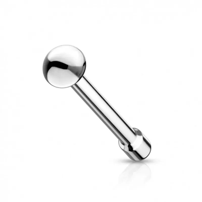 Серьга нострил (гвоздик) для пирсинга крыла носа PiercedFish NOSEB с разными наконечниками