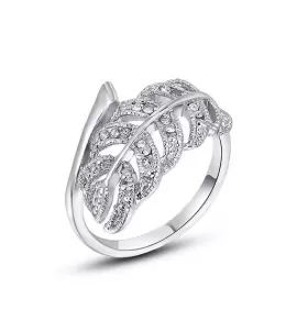 Кольцо ROZI RG-48280A в форме перышка