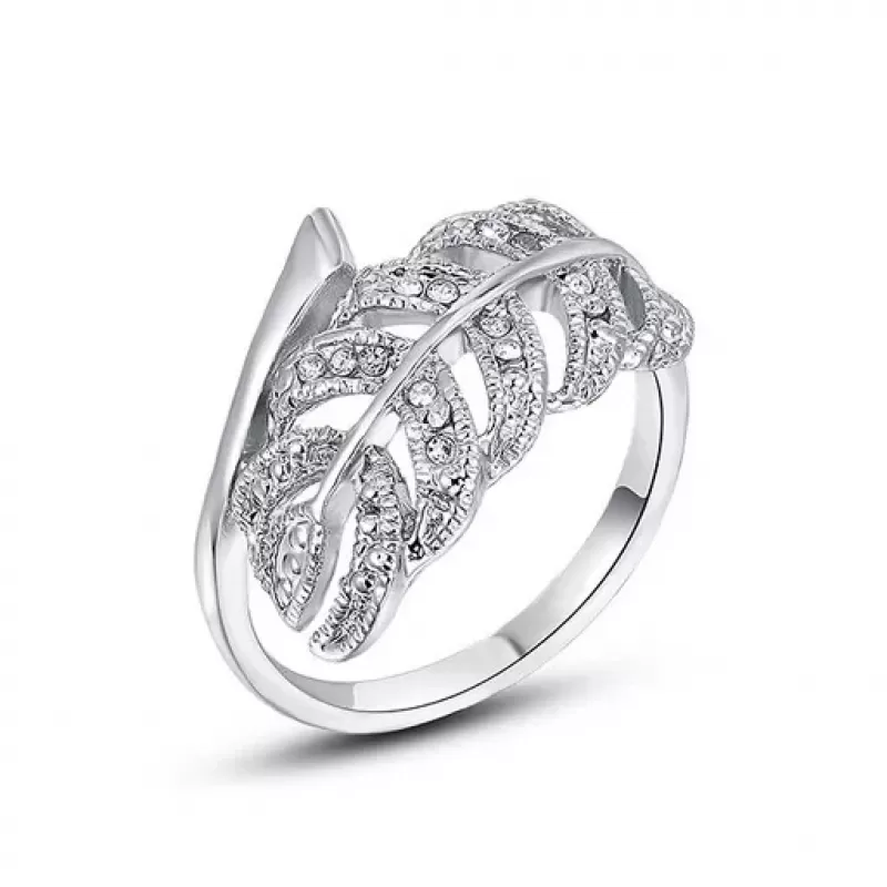 Кольцо ROZI RG-48280A в форме перышка