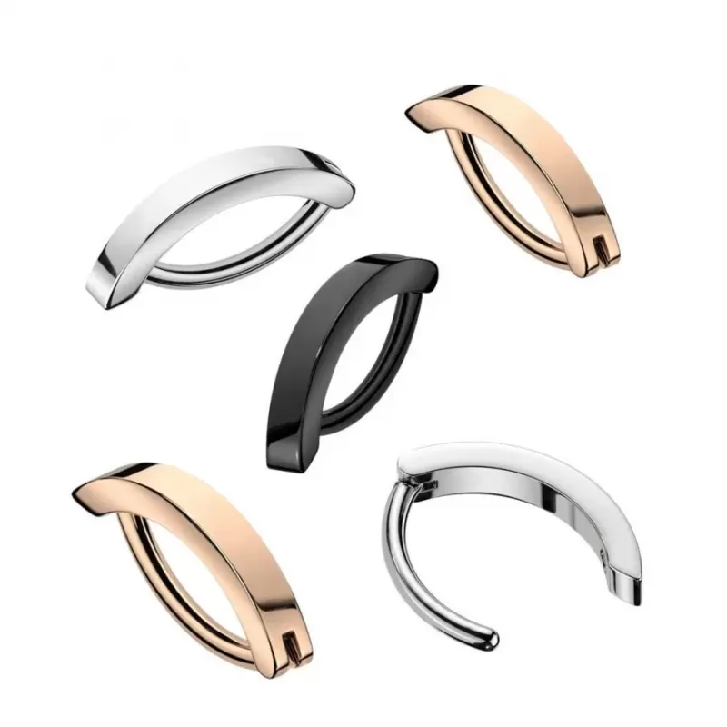 Серьга кликер из титана Pirslab RHTN01 для пирсинга в пупок