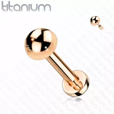 Титановая серьга лабрет Pirslab TIL17-RD для пирсинга Монро, трагуса, хеликса