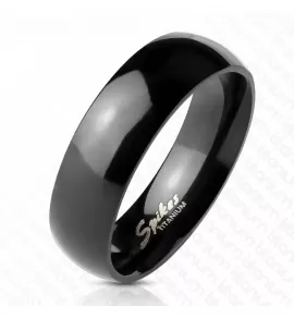 Кольцо из титана  Spikes R-TM-1003 черное