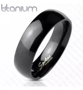 Кольцо из титана  Spikes R-TM-1003 черное