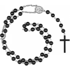 Мужской розарий с крестом Everiot Select LNS-3059 из агата