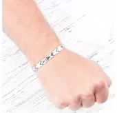 Магнитный браслет мужской из стали Everiot SB-MJ-028 в классическом стиле