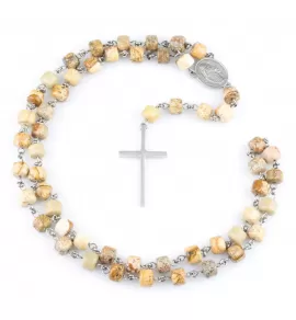 Мужской розарий Everiot Select --LNS-3060 из яшмы