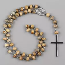 Мужской розарий Everiot Select --LNS-3060 из яшмы