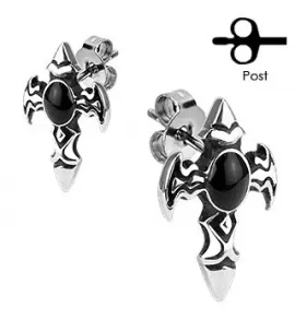 Серьги-гвоздики TATIC SSEM-111 в форме креста