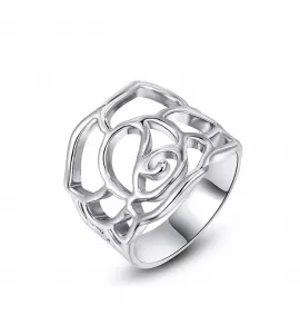 Кольцо ROZI RG-53215A с ажурным декором