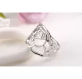 Кольцо ROZI RG-53215A с ажурным декором