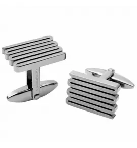 Мужские запонки из стали Everiot AAB-MACS36 Лабиринт