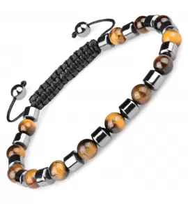 Мужской браслет Шамбала Everiot Select LNS-0221 из натуральных камней