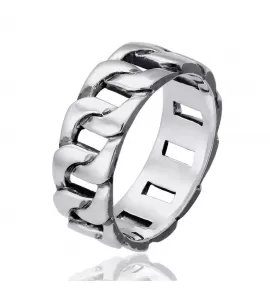 Кольцо цепь из ювелирной стали TATIC RSS-8201