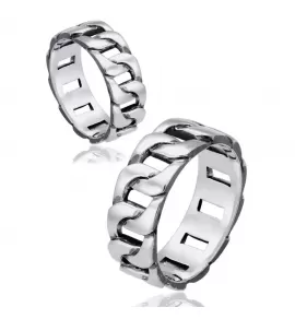 Кольцо цепь из ювелирной стали TATIC RSS-8201