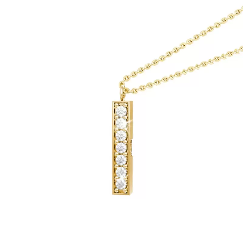 Кулон из стали INORI INP226D с фианитами