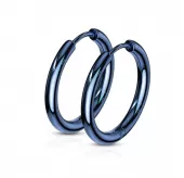 Серьги-кольца TATIC SE3065B из стали синие