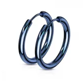Серьги-кольца TATIC SE3065B из стали синие
