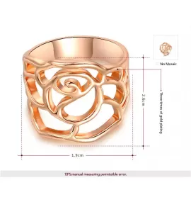 Кольцо ROZI RG-53215B с ажурным декором