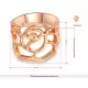 Кольцо ROZI RG-53215B с ажурным декором