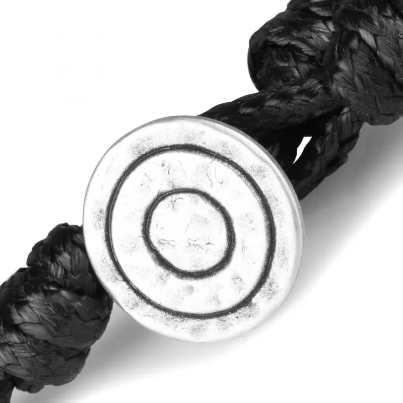 Плетеный браслет-намотка Everiot Select LNS-3015 из змеевика, агата и вощеного шнура