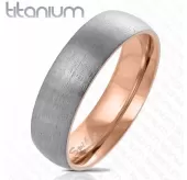 Кольцо из титана  Spikes R-TM-6057R матовое