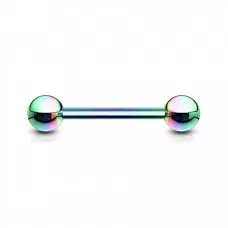 Штанга из стали PiercedFish BT-W для пирсинга хряща уха, хеликса, индастриал, для брови, сосков, языка