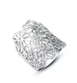 Кольцо ROZI RG-54290A с цветочным узором