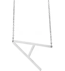 Колье Everiot SNP-ZS-2000 буква "А" на цепочке