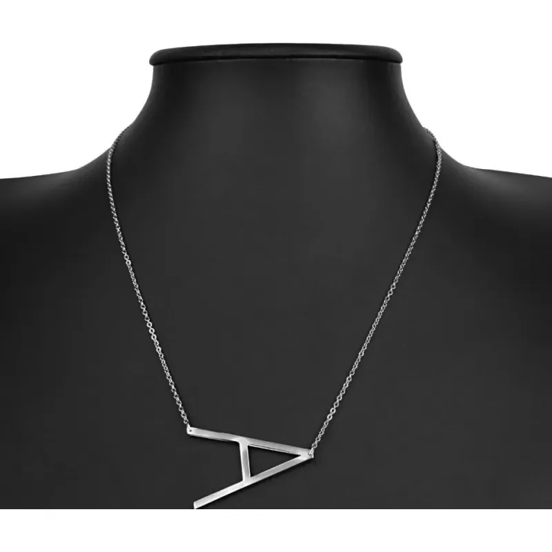 Колье Everiot SNP-ZS-2000 буква "А" на цепочке