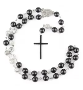 Розарий Everiot Select LNS-3063 из яшмы и агата с крестом