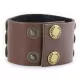 Кожаный браслет мужской Scappa B-200 коричневый