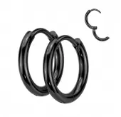 Серьги-кольца TATIC SE3065K из стали черные