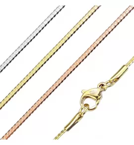 Тонкая стальная цепочка Spikes SSN19