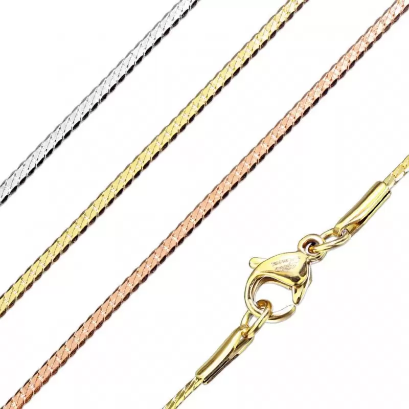 Тонкая стальная цепочка Spikes SSN19