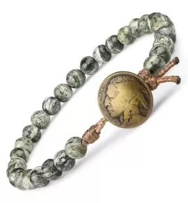 Браслет из змеевика Everiot Select LNS-2172