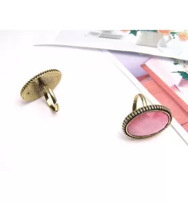 Кольцо AS-A16931 с крупным искусственным камнем