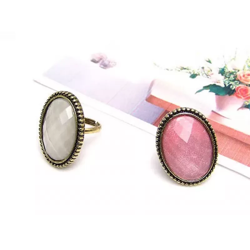 Кольцо AS-A16931 с крупным искусственным камнем