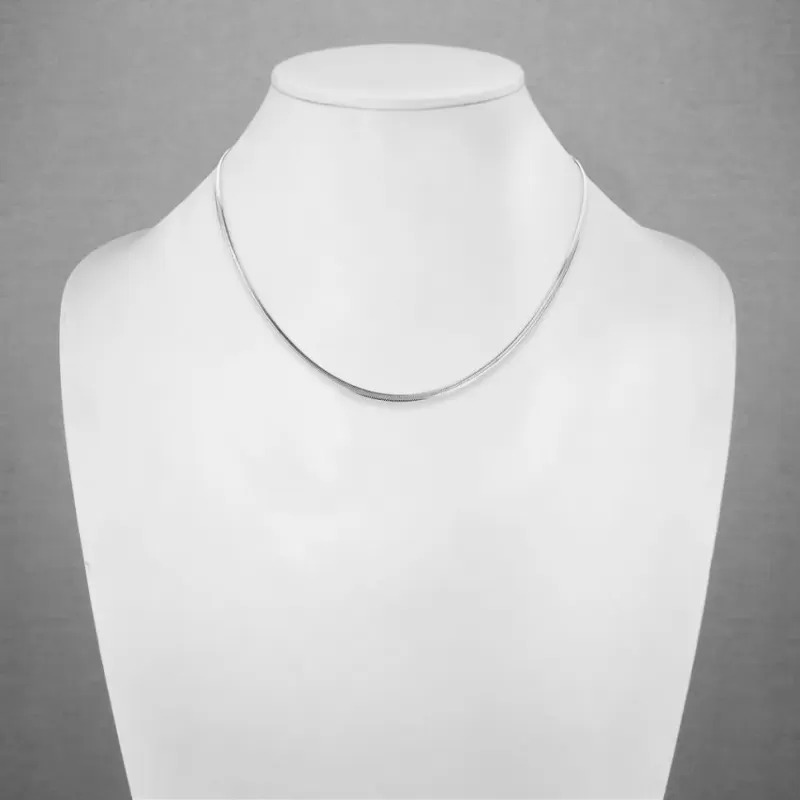 Цепочка Снейк плоская из медицинской стали Spikes SSN20 без покрытия