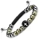 Браслет Шамбала из гематита и пирита с крестом Everiot Select LNS-2173