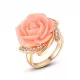 Кольцо ROZI RG-56350B с бутоном розы