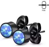 Серьги-гвоздики TATIC SE0113 с искусственным опалом