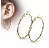 Серьги-кольца TATIC SEH01x из стали, диаметр от 10 до 75 мм
