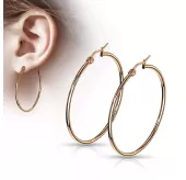 Серьги-кольца TATIC SEH01x из стали, диаметр от 10 до 75 мм
