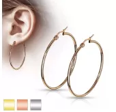Серьги-кольца TATIC SEH01x из стали, диаметр от 10 до 75 мм