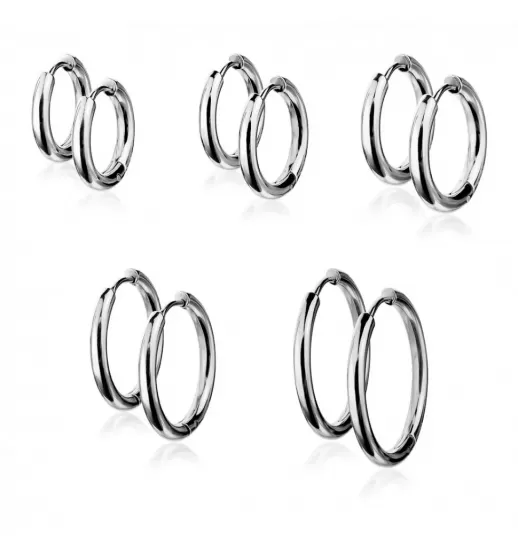 Серьги конго TATIC SE3065S из нержавеющей стали