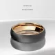 Черное кольцо из карбида вольфрама INFY RTG-4324