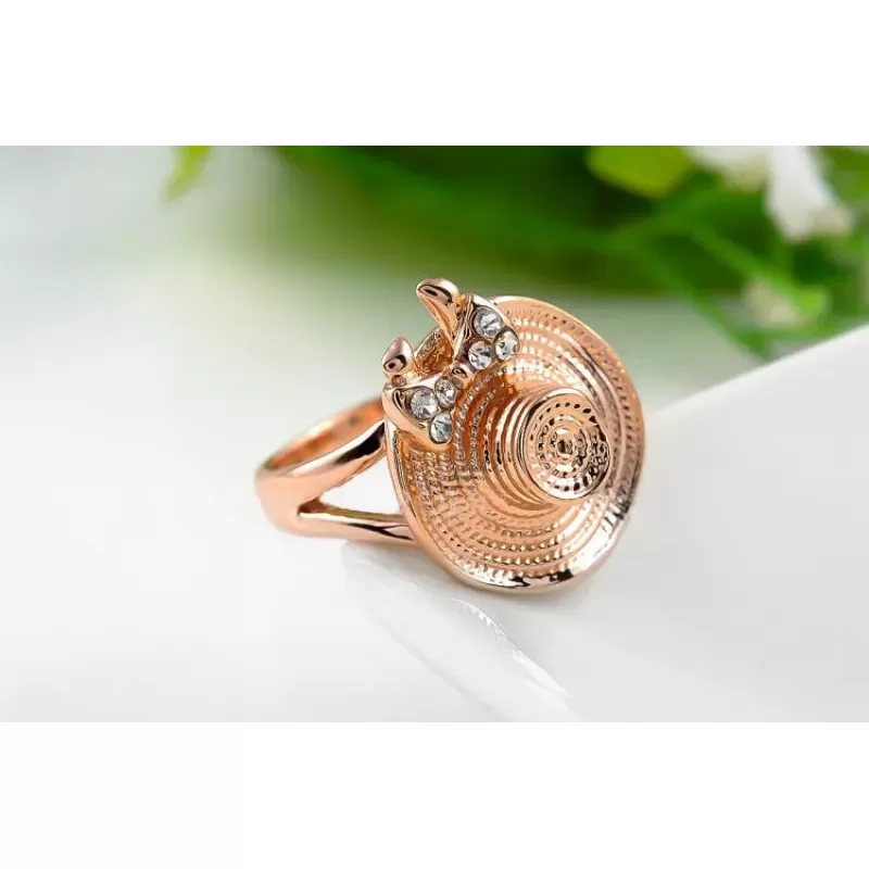 Кольцо ROZI RG-62240B с изящной шляпкой