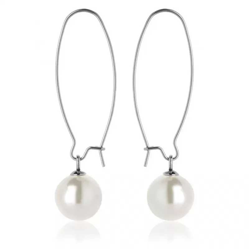 Висячие серьги Everiot SE-ZS-1942 с имитацией жемчуга