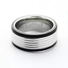 Мужское кольцо из карбида вольфрама CARRAJI R-TU-0119