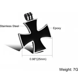 Стальной кулон крест Everiot --SPD-XP-15070 мужской